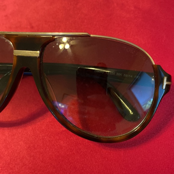 Tom Ford Sunglasses aviator Dimitry TF334 2-2.4 Made in Italy With Case - Picture 9 of 12